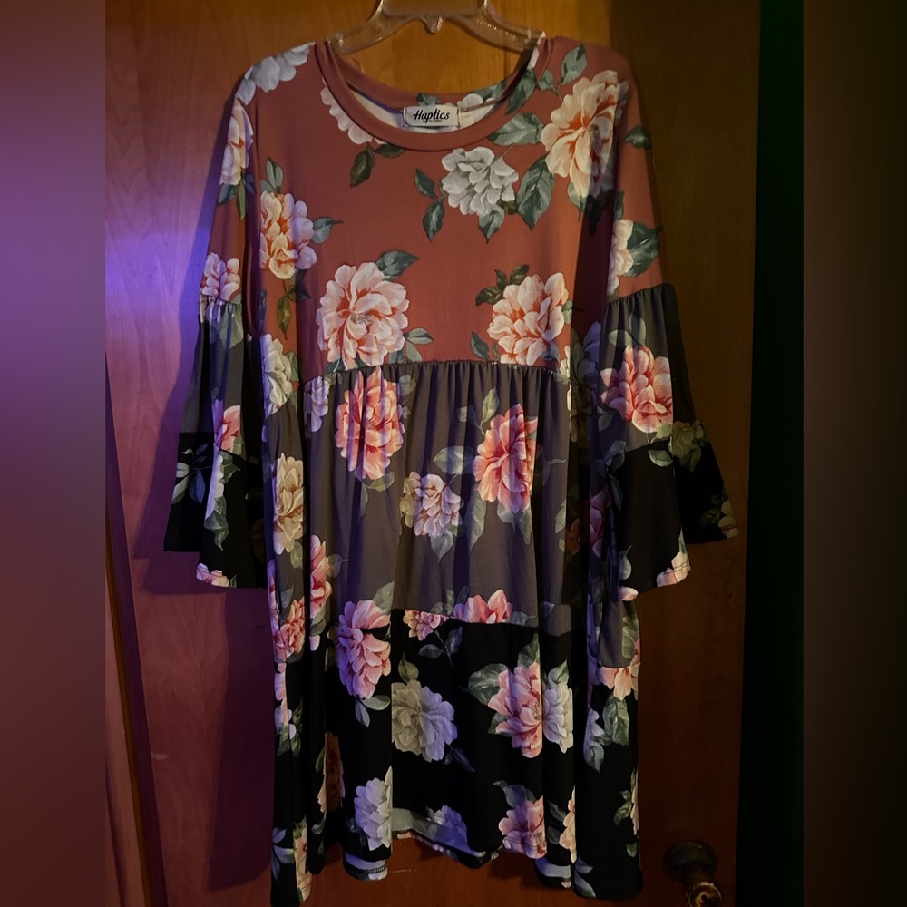 Haptics large floral dress